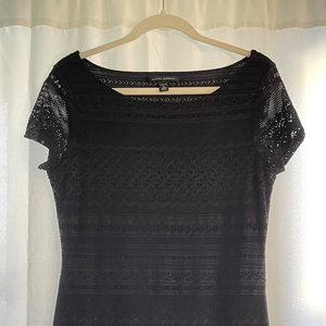 Women's Banana Republic Navy Lace Shift Dress, size M